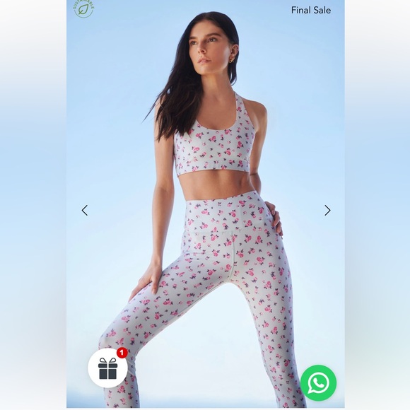 Spiritual Gangster Positano Verve Eco legging and sport bra floral - Picture 4 of 13